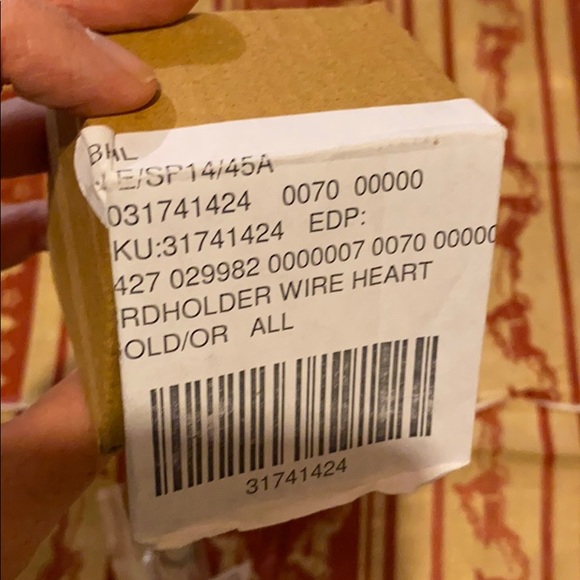 Set of 5 Heart Placecard Holders ❤️ - Picture 3 of 4